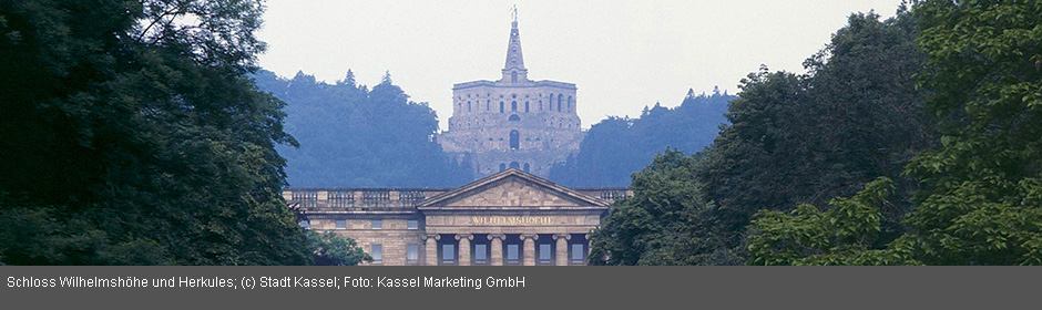 Schloss Wilhelmshöhe und Herkules, (c) Stadt Kassel; Foto: Kassel Marketing GmbH